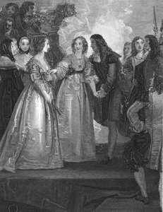 Karel II ontvangt de Hertogin van Orléans in Dover, 1670, 1804