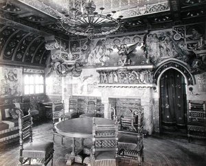 Eetkamer in het huis van William Burges