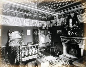 De Slaapkamer van William Burges door William Burges