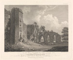 De Ruïnes van het College van Lincluden door William Byrne