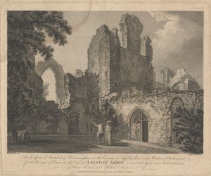 Uitzicht op Leiston Abbey