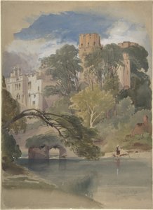 Caesars toren, Warwick Castle door William Callow