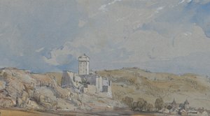 Château de Lourdes, 11 juli 1836 door William Callow