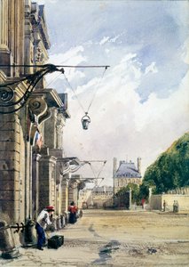 Rue de Rivoli, nabij de Tuilerieën, Parijs