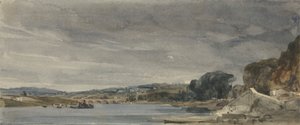 De Seine bij St. Cloud door William Callow