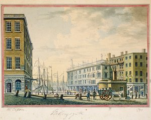 Billingsgate Market, Londen, 1799 door William Capon