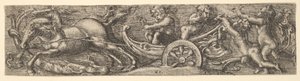 Een schelpwagen, 1654