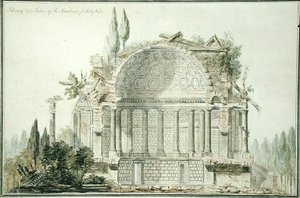 Ontwerp voor een Verwoest Mausoleum voor de Prins van Wales (1738-1820) 1752
