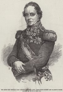 De zeer eerbiedwaardige generaal Lord Viscount Hardinge, GCB, bevelhebber van de troepen van Hare Majesteit