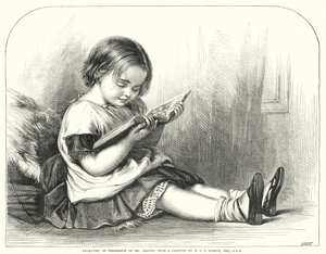 Lezen door William Charles Thomas (after) Dobson