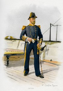 Kapitein van de Royal Navy, c1890-c1893