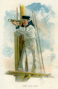 De uitkijk, ca. 1890-1893 door William Christian Symons