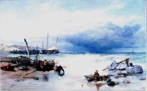 Aan de Kust van Bretagne door Clarkson Frederick Stanfield