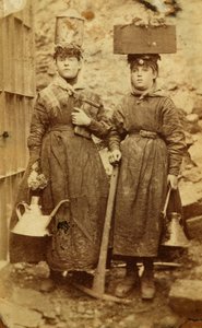 Arbeiders van de Tredegar IJzerwerken, Wales door William Clayton