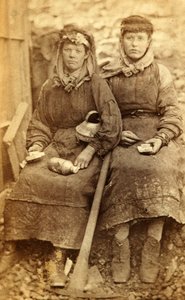 Arbeiders van de Tredegar IJzerwerken, Wales door William Clayton
