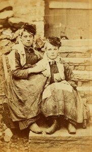 Arbeiders van de Tredegar IJzerwerken, Wales door William Clayton