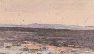 Landschap: Vallei met Berg in de Verte door William Collins