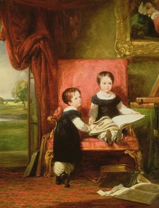 Lord Charles en Lord Thomas Pelham Clinton door William Collins