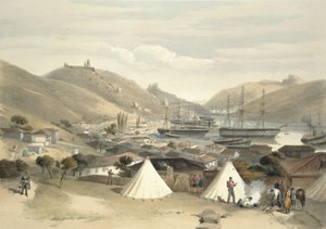 Balaklava, uitzicht op de zee, plaat uit 