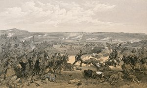 Slag bij de Tchernaya, 16 augustus 1855 door William Crimea Simpson