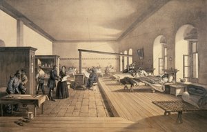 Een van de Afdelingen van het Ziekenhuis in Scutari, 1856 door William Crimea Simpson
