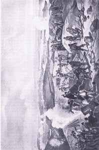Sevastopol: Een hete dag op de batterijen, illustratie uit Britse gevechten op land en zee, 1915