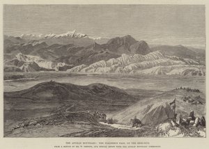 De Afghaanse grens, de Nialsheni-pas, aan de Heri-Rud door William Crimea Simpson