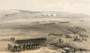 De cavalerieaffaire van de hoogten van Bulganak - het eerste kanon, 19 september 1854