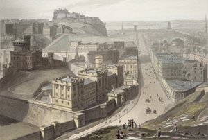 Edinburgh, vanaf Calton Hill, uit 