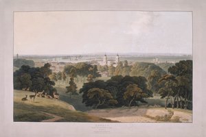 Greenwich Park, Londen, 1804 door William Daniell