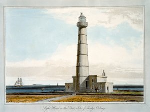 Vuurtoren op de Start, Isle of Sandy, Orkney