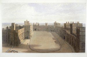 Uitzicht op de binnenplaats van Windsor