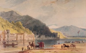 De Hurduwar - waar de Ganges de Vlakte van Hindoestan binnenkomt, ca. 1786-1791, 1935 door William Daniell