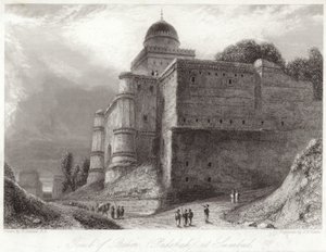 Graf van Baber in Sumbul Babur door William Daniell