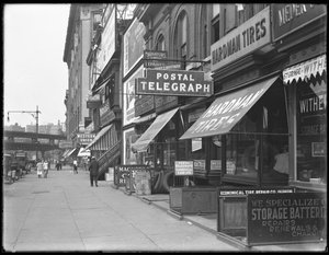 Posttelegraafbord, 1906 Broadway, New York City, 18 augustus 1916 door William Davis Hassler