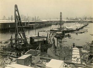 Ongeïdentificeerde industriële waterkantlocatie, ca. 1910-21