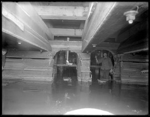 Werker in de W. 129th Street Riool, New York, ca. 1911