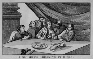Columbus Breekt Het Ei, ca. 1815
