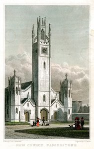 Nieuwe kerk, Haggerston, Hackney, Londen door William Deeble