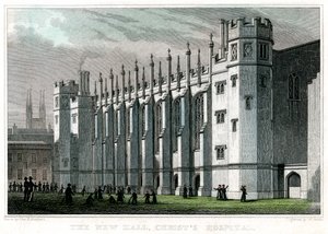 De Nieuwe Hal, Christs Hospital, Londen, 1828