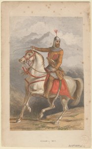 Imam Shamil 1797-1871 door William Dickes