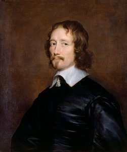 Portret van John Hampden, Engelse politicus en parlementslid