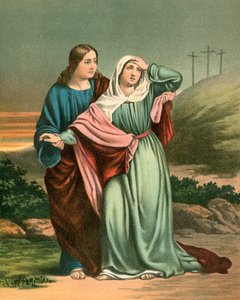 Sint-Jan leidt Maria naar huis
