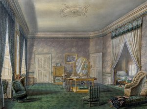 Slaapkamer van het kasteel van Mannheim door William Dunkel