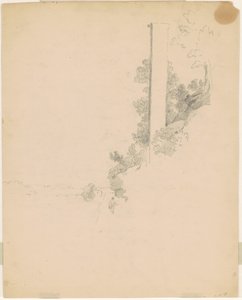 Landschap (verso) door William E. Winner