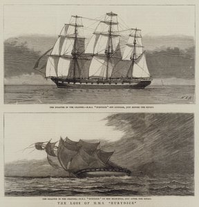 Het Verlies van HMS Eurydice door William Edward Atkins