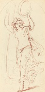 Dansende Vrouw met een Tamboerijn door William Edward Frost