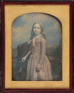 Portret van een meisje,eind jaren 1840 (foto)