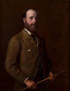 Portret van George, Burggraaf Newport-later 4e Graaf van Bradford (1845-1915), ca. 1880 door William Edward Miller