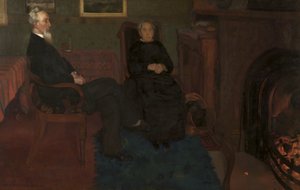 Mijn vader en moeder, 1884 door William Edward Stott